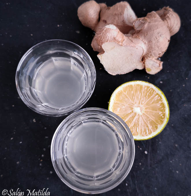 Ingwer, Zitrone, Likör
