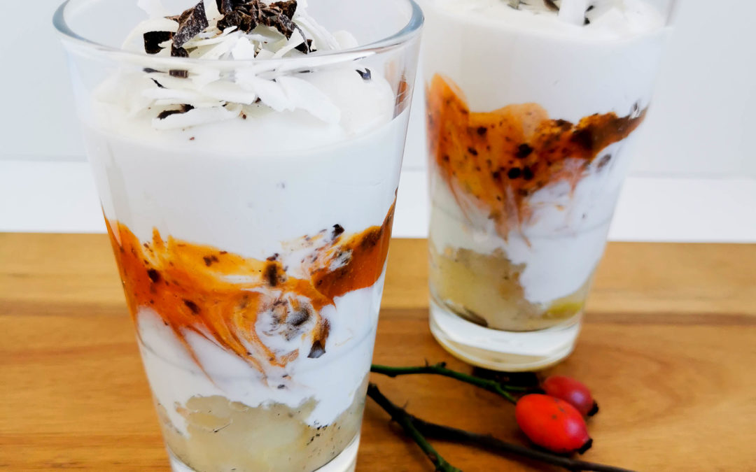 Hagebutte, Vitamin C, Kokosjoghurt