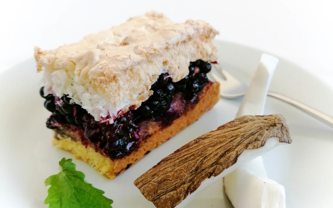 Louise Cake, Brombeeren, Kokos
