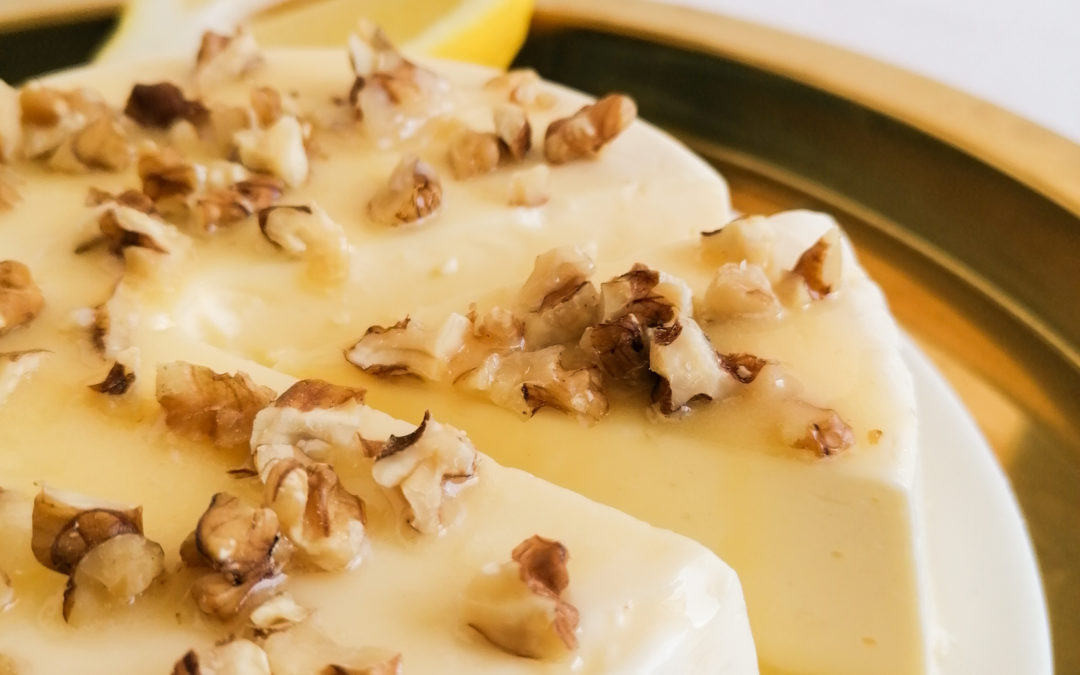 Joghurt, Honig, Walnüsse