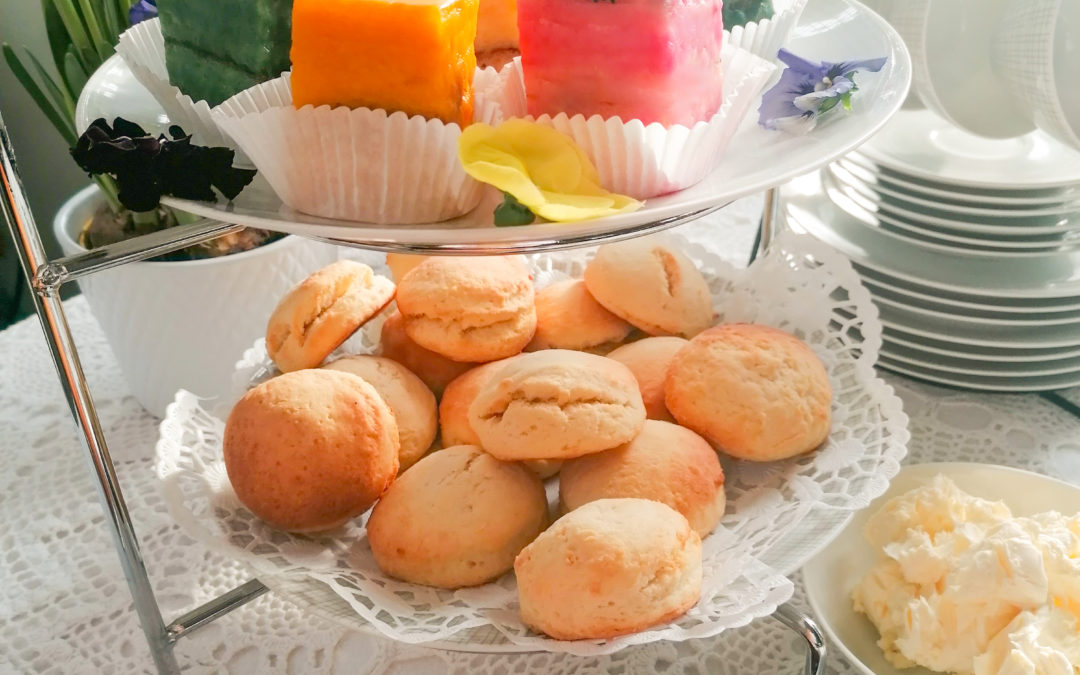 Afternoon Tea, Buttermilch-Scones, Clotted Cream