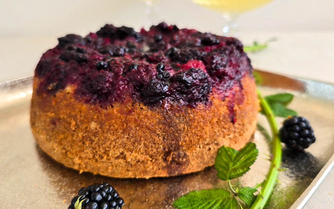 Gâteau moelleux, Myrtilles, Brombeeren