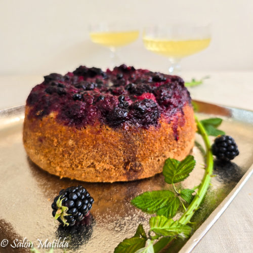 Gâteau moelleux, Myrtilles, Brombeeren