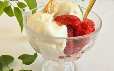 Erdbeeren, Romanoff, Frühling