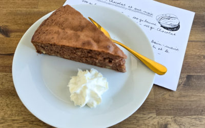 Gâteau au chocolat et aux noix, Schokolade, Walnuss